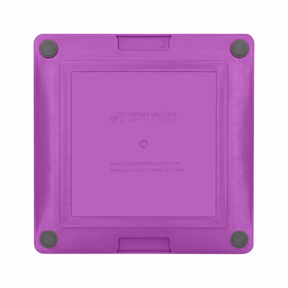 Purple LickiMat® Tuff Soother™ – Durable Slow Feeder Lick Mat for Dogs (rear) on a white background