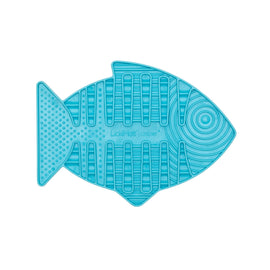 Lickimat Casper turquoise for cats slow feeder boredom buster